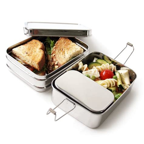 shop bento lunch boxes on sale stainless steel nearby|metal stackable lunch box.